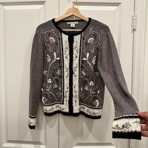 Vintage small knit grandma cardigan ♥️